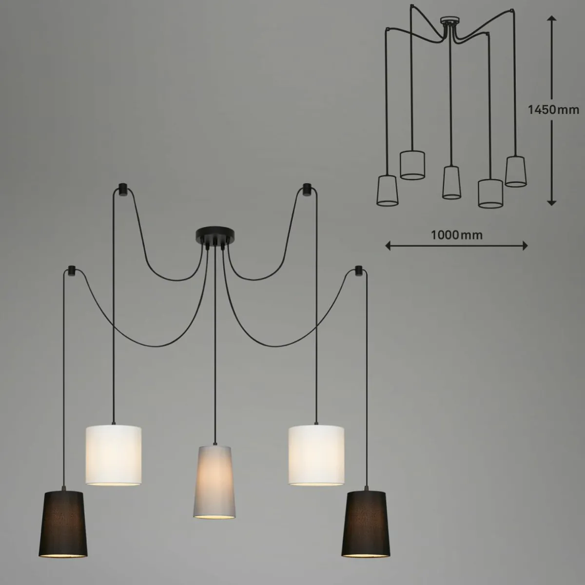 suspension_shades__lampes_dcentre_1.webp Best Briloner Suspension Shades, 5 lampes, décentrée