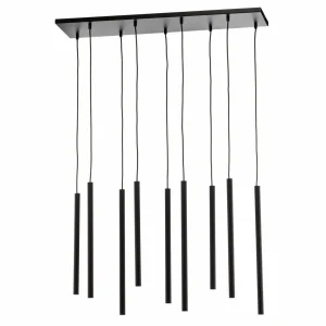 Fashion EMIBIG LIGHTING Suspension Sid, à 9 lampes, noir