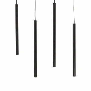 Best EMIBIG LIGHTING Suspension Sid à 4 lampes, noire