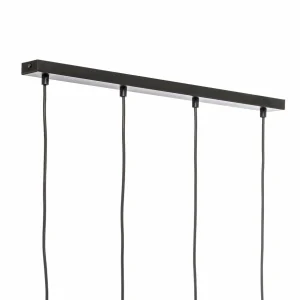 Best EMIBIG LIGHTING Suspension Sid à 4 lampes, noire