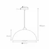 Sale Lucide Suspension Siemon en acier, Ø 40 cm, noire