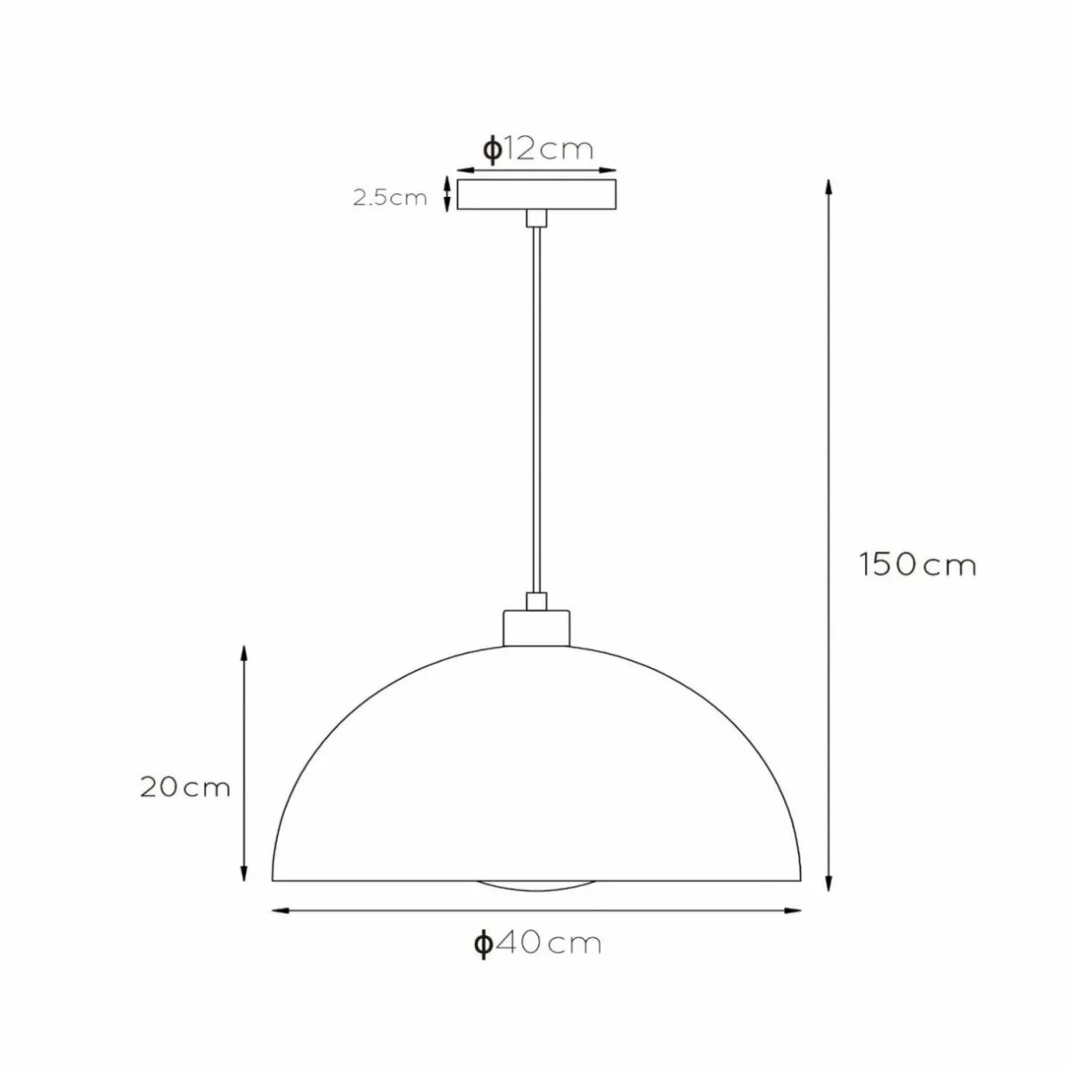 suspension_siemon_en_acier__cm_noire_0.webp Sale Lucide Suspension Siemon en acier, Ø 40 cm, noire