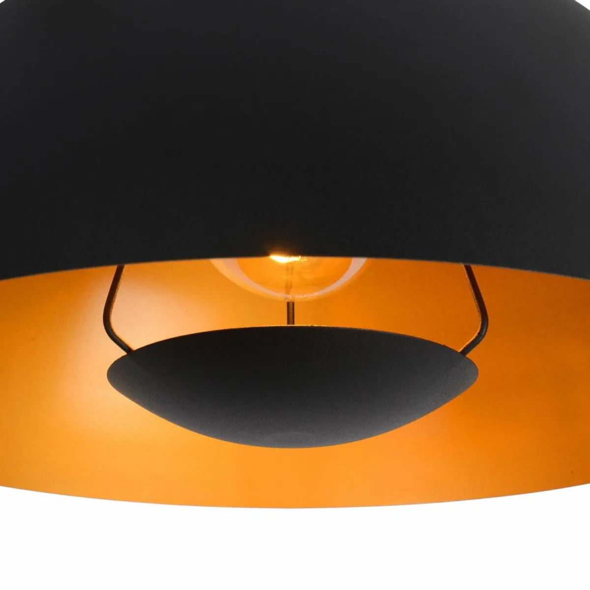 suspension_siemon_en_acier__cm_noire_2.webp Sale Lucide Suspension Siemon en acier, Ø 40 cm, noire