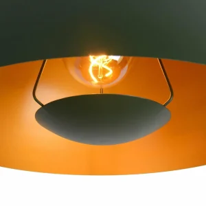 Best Sale Lucide Suspension Siemon en acier, Ø 40 cm, verte