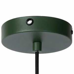 Best Sale Lucide Suspension Siemon en acier, Ø 40 cm, verte