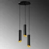 Online Opviq Suspension Sivani MR-979, noir, fer, à 3 lampes rond