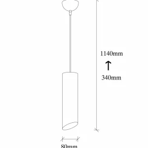 Flash Sale Opviq Suspension Sivani MR-976, noir, métal, Ø 8 cm
