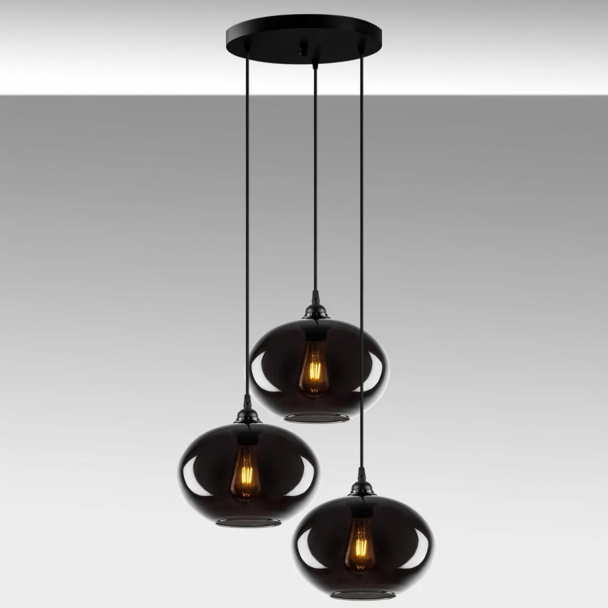 suspension_smoked____lampes_rondelle_de_verre_cm_3.webp New Opviq Suspension Smoked 051 à 3 lampes Rondelle de verre Ø27cm