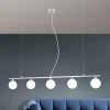 Best Sale ORION Suspension Snowwhite à 5 lampes, nickel