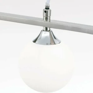 Best Sale ORION Suspension Snowwhite à 5 lampes, nickel