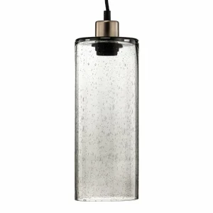 Cheap Solbika Lighting Suspension Soda Cylindre en verre gris fumé Ø 12cm