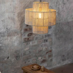 Cheap Markslöjd Suspension Soga, fiche, naturel, jute, Ø 40 cm