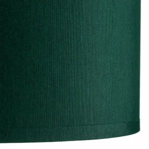 Store Luminex Suspension Soho cylindrique 3 lampes vert/doré