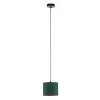 Best Luminex Suspension Soho cylindrique x1 Ø 18 cm vert/doré