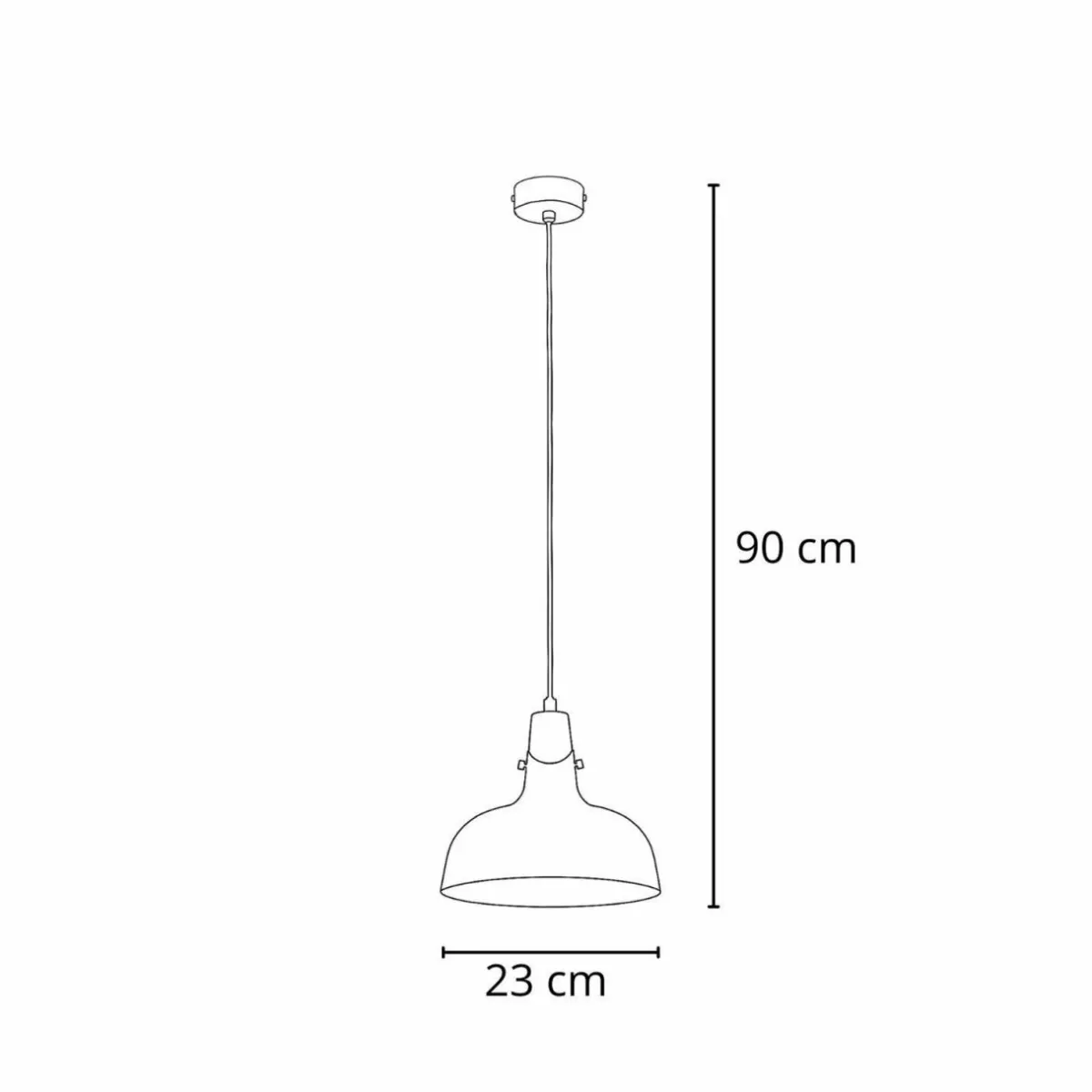 suspension_solo_gem_bleu_clair___cm_mtal_2.webp Best Sale Alfa Suspension Solo Gem, bleu clair, Ø 23 cm, métal