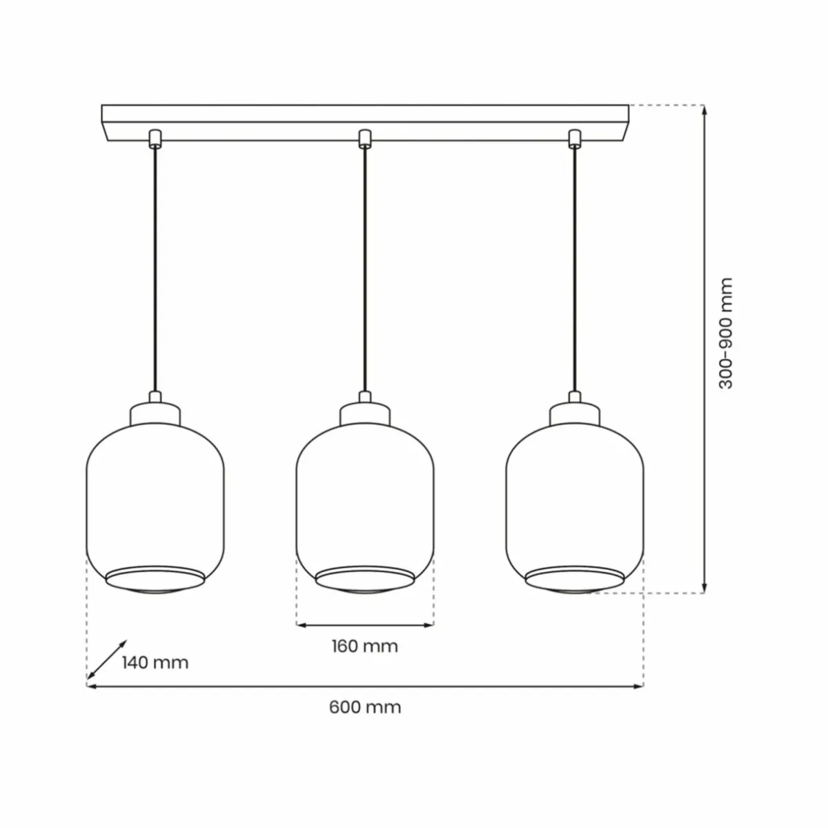 suspension_sombra_ambre___lampes_longue_2.webp Discount Eko-Light Suspension Sombra, ambrée, à 3 lampes, longue