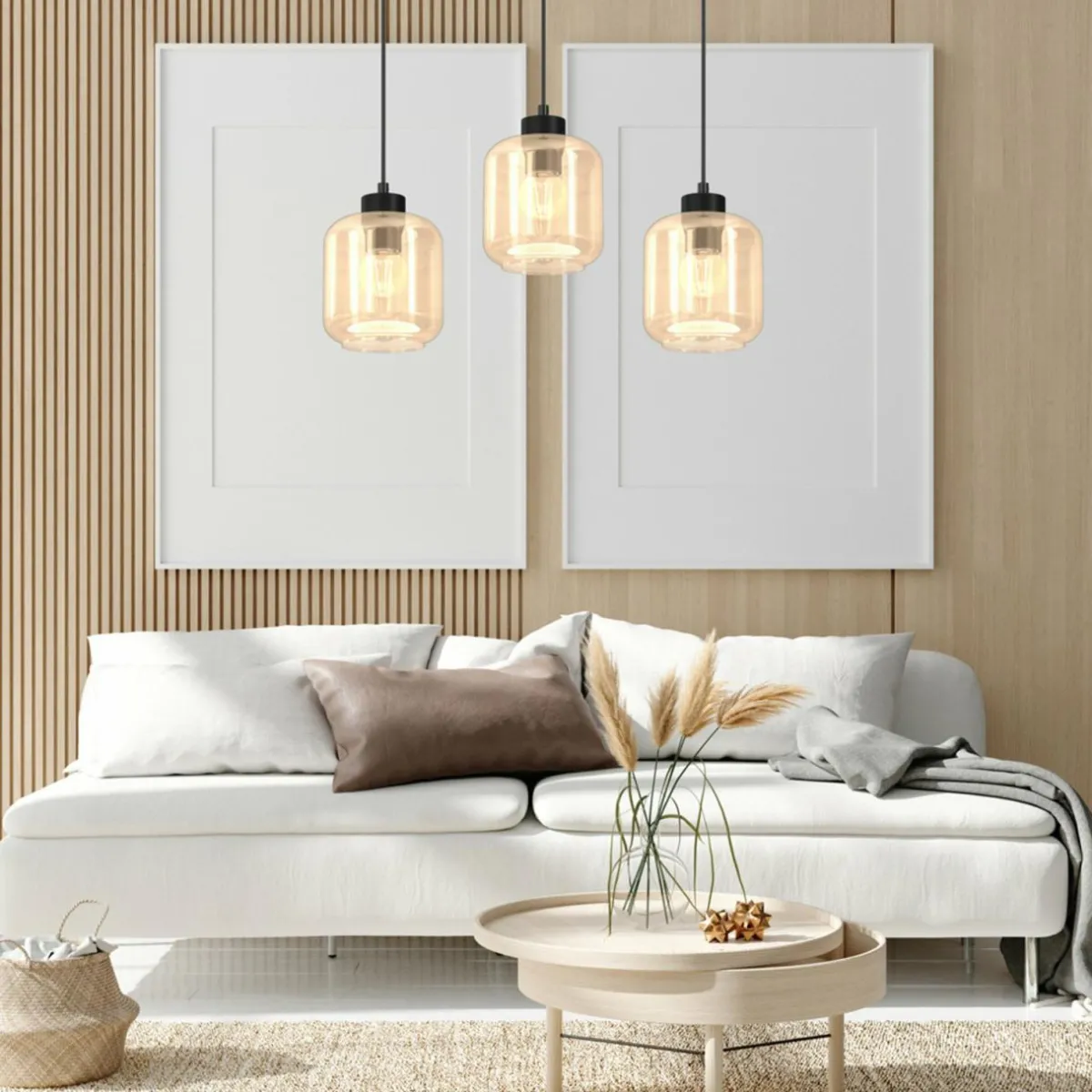 suspension_sombra_ambre___lampes_longue_4.webp Discount Eko-Light Suspension Sombra, ambrée, à 3 lampes, longue
