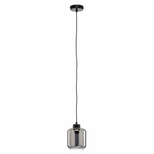 New Eko-Light Suspension Sombra, fumée, à 1 lampe