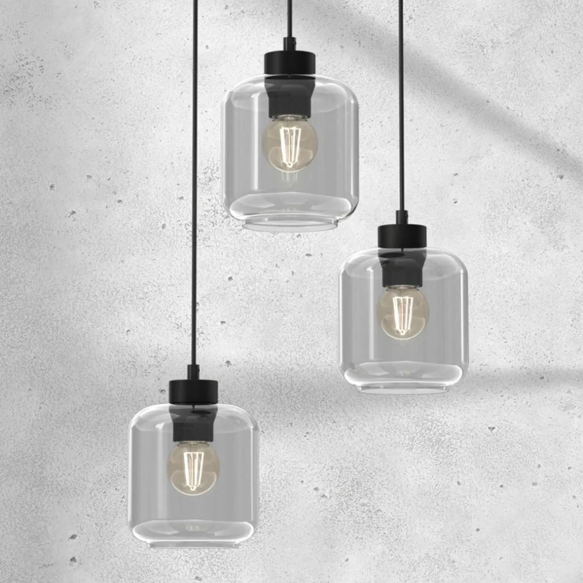 suspension_sombra_fume___lampes_ronde_4.webp Outlet Eko-Light Suspension Sombra, fumée, à 3 lampes, ronde