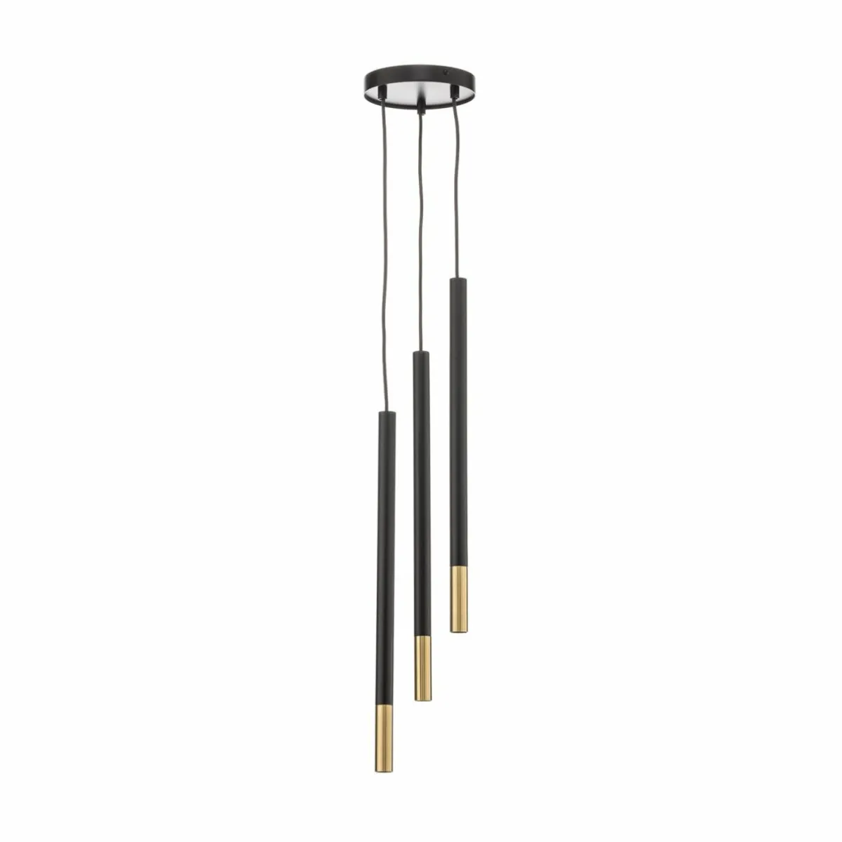 suspension_sopel_due__noiror___lampes_0.webp Shop SIGMA Suspension Sopel Due 3, noir/or, à 3 lampes.