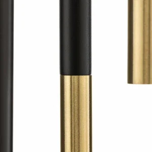 Shop SIGMA Suspension Sopel Due 3, noir/or, à 3 lampes.