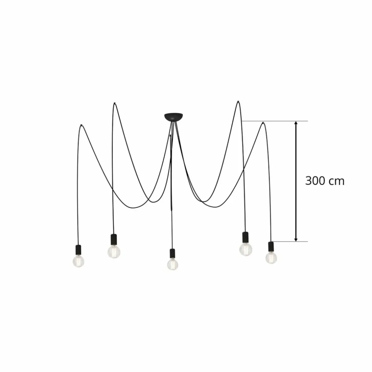 suspension_spider_en_noir___lampes_0.webp New Nowodvorski Lighting Suspension Spider en noir, à 5 lampes