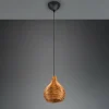 Store Reality Leuchten Suspension Sprout en rotin, à 1 lampe, naturelle