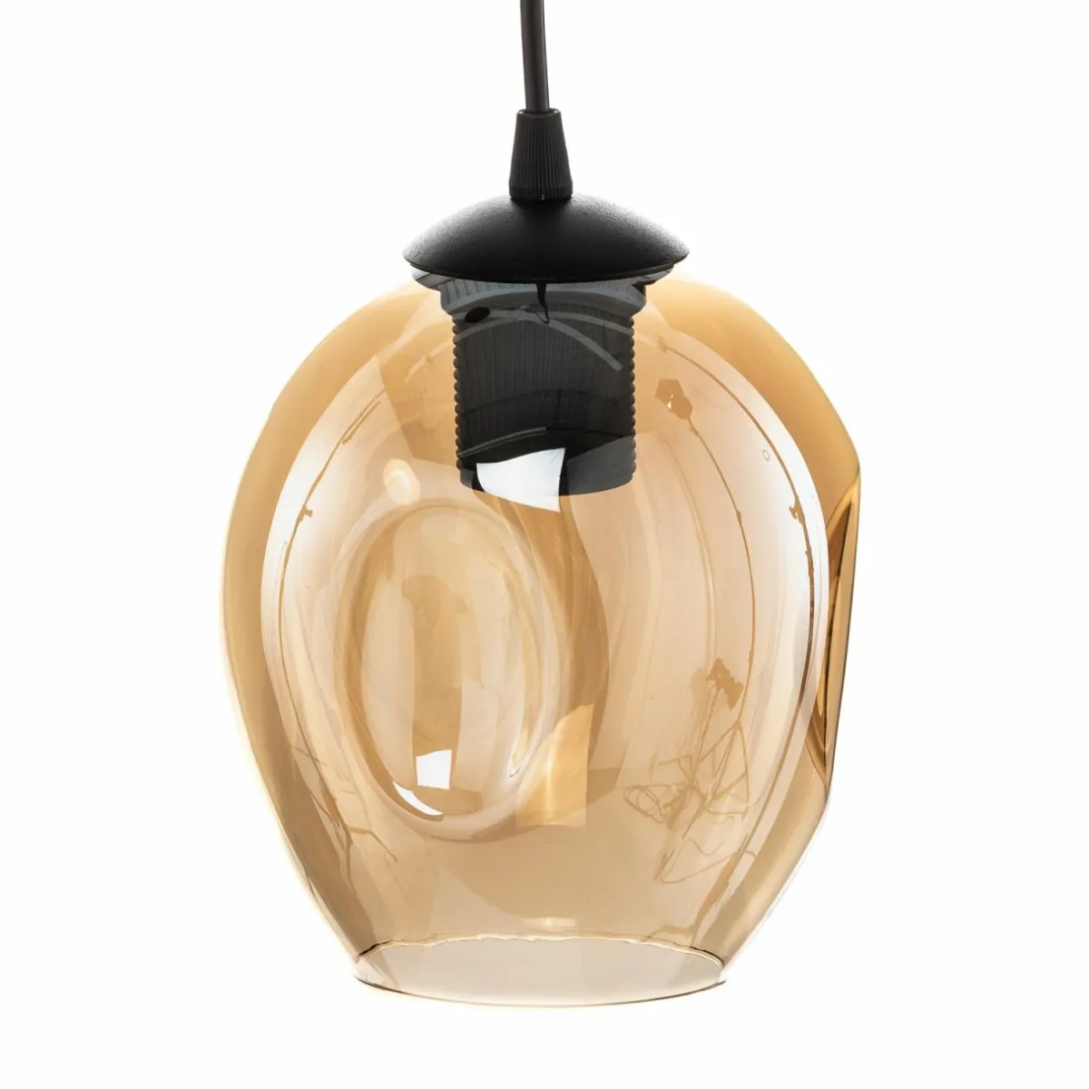 suspension_starla_dcentre__lampe_verre_ambre_2.webp Best EMIBIG LIGHTING Suspension Starla décentrée, 1 lampe, verre ambre