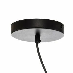 Best EMIBIG LIGHTING Suspension Starla décentrée, 1 lampe, verre ambre