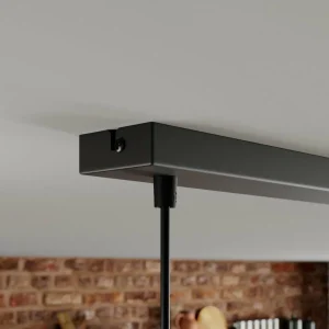 Hot Luminex Suspension Sven, à 3 lampes, noire