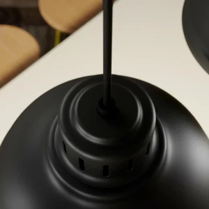 Hot Luminex Suspension Sven, à 3 lampes, noire