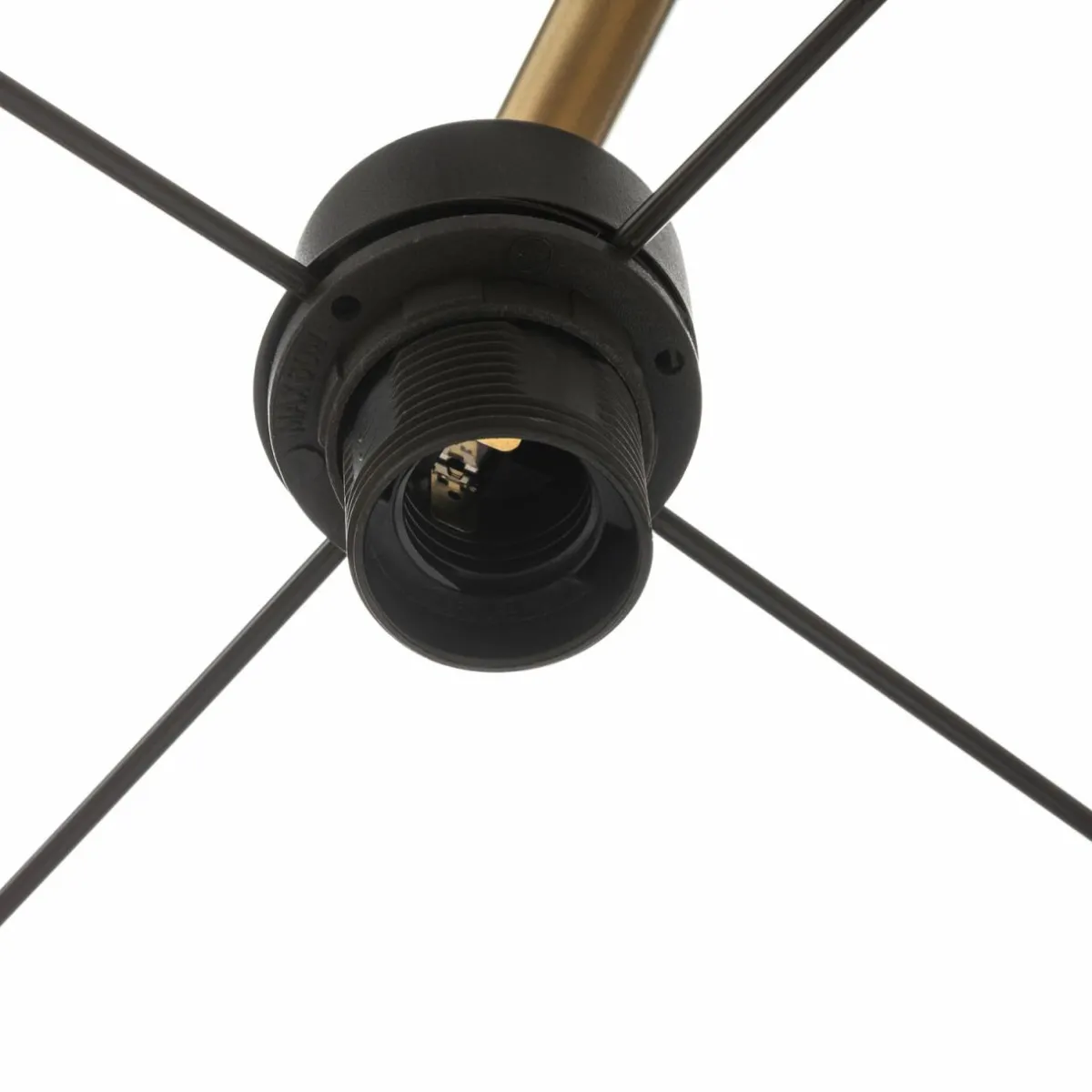 suspension_tago__une_lampe_noiredore_5.webp Discount TK Lighting Suspension Tago, à une lampe, noire/dorée