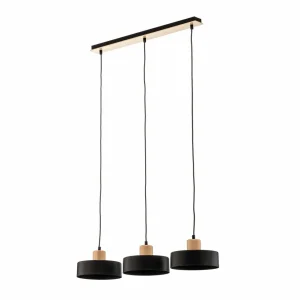 Clearance EMIBIG LIGHTING Suspension Tako à 3 lampes, noire