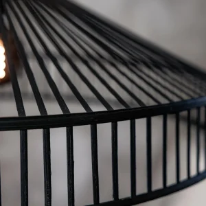Discount Markslöjd Suspension Tapa, fiche, noir, bambou, Ø 70 cm