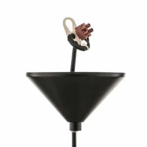 Best EGLO Suspension Tarbes à 1 lampe, 17,5 cm, noir