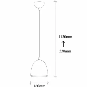 Shop Opviq Suspension Tattoo 2383, doré, métal, Ø 16 cm