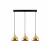 Cheap Opviq Suspension Tattoo 6214, métal doré à 3 lampes linear
