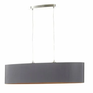 Best EGLO Suspension textile chic Lecio, dorée-noire