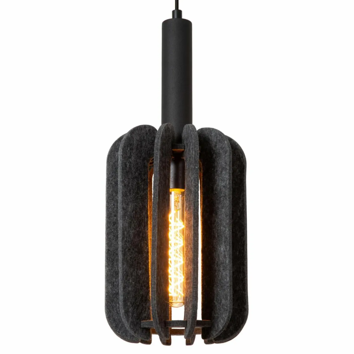 suspension_textile_rafal___cm_gris_angulaire___lampes_3.webp Shop Lucide Suspension textile Rafal, Ø 30 cm, gris, angulaire, à 3 lampes