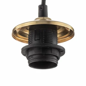 Fashion Solbika Lighting Suspension Tezeusz Abat-jour en verre gris fumé Ø 17cm