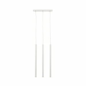 Hot Euluna Suspension Thin, blanc, à 3 lampes, Linear
