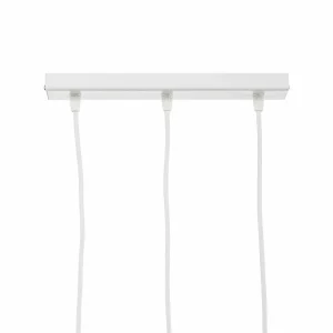 Hot Euluna Suspension Thin, blanc, à 3 lampes, Linear