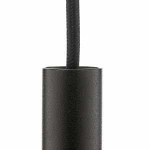 Online SOLLUX LIGHTING Suspension Thin noire, à une lampe