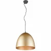 Hot Reality Leuchten Suspension Tilda, à 1 lampe, laiton, Ø 40 cm