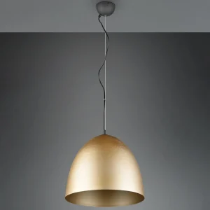 Hot Reality Leuchten Suspension Tilda, à 1 lampe, laiton, Ø 40 cm