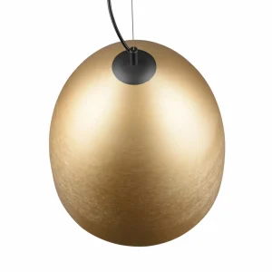 Hot Reality Leuchten Suspension Tilda, à 1 lampe, laiton, Ø 40 cm