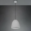 Hot Reality Leuchten Suspension Tilda, à une lampe, grise, Ø 25 cm