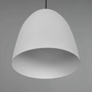 Hot Reality Leuchten Suspension Tilda, à une lampe, grise, Ø 25 cm