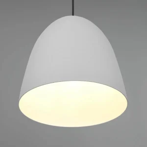Hot Reality Leuchten Suspension Tilda, à une lampe, grise, Ø 25 cm