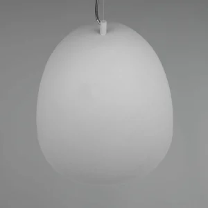 Discount Reality Leuchten Suspension Tilda, à une lampe, grise, Ø 40 cm